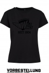 T-Shirt Damen Black-in-Black 